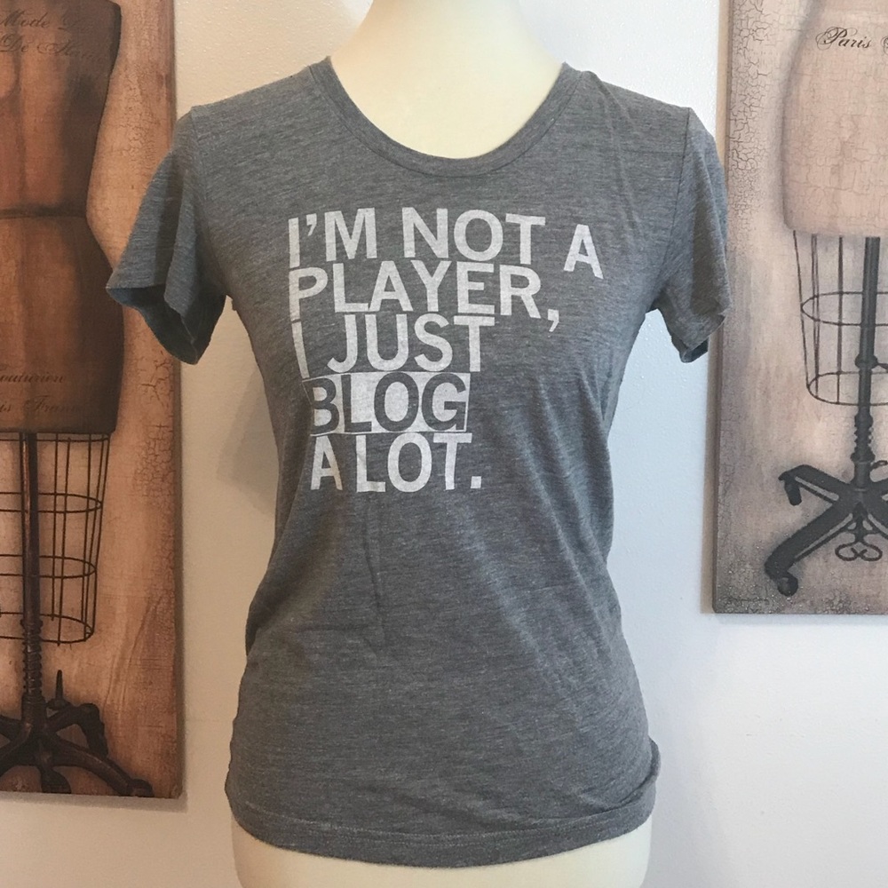 Gray Blogger shirt